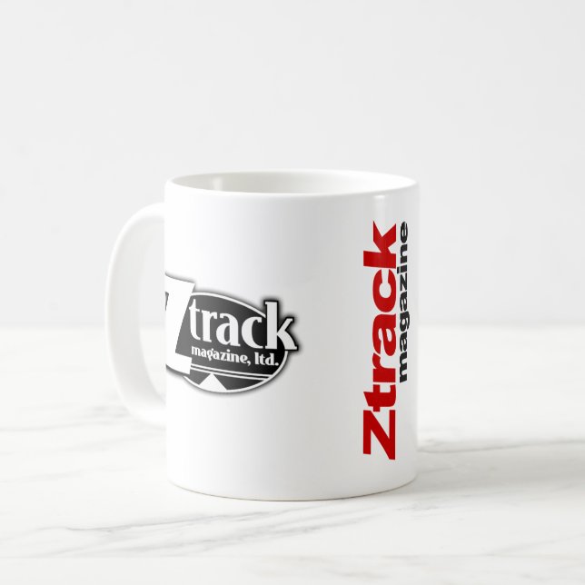 Ztrack 20 Jahr-Tasse Kaffeetasse (Vorderseite Links)