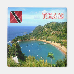 zTT007 TOBAGO, Parlatuvier Bay, Kühlschrank Magnet
