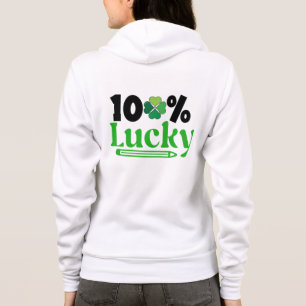 Zu 100 Prozent Glücklicher St. Patrick’s Tag -6110 Hoodie