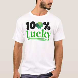 Zu 100 Prozent Glücklicher St. Patrick’s Tag -6110 T-Shirt