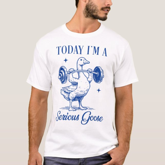 zu albern got, lustige Gans, Gänsemaus, T-Shirt (Vorderseite)