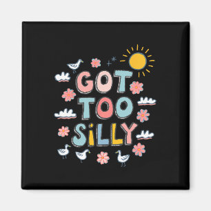 Zu Alberne Funny Meme Duck Gänse Lover 100 Tage Magnet