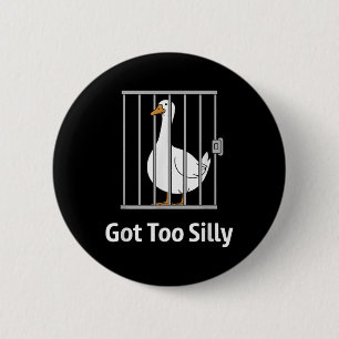 Zu Albernes Gänsepun-Spaß-Shirt für Anim Button