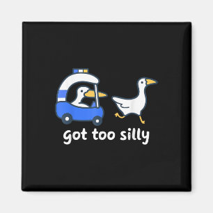 Zu Albernes Gänsepun-Spaß-Shirt für Anim Magnet
