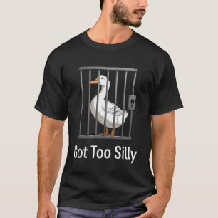 Zu albernes lustiges Gans-Wortspiel-Humor-Shirt fü T-Shirt
