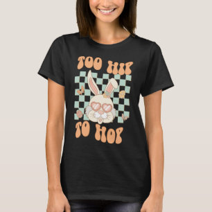 Zu Angesagt, um Liebe zu hupen Sonnenbrille Retro T-Shirt