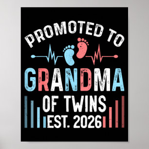 Zu beförderte Oma-Zwillinge Est Twin Poster