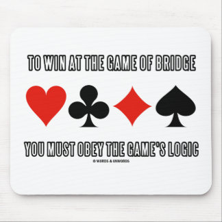Zu bei The Game der Brücke zu gewinnen muss Logik Mousepad