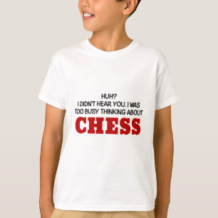 Zu beschäftigtes Denken an Schach T-Shirt