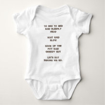 Zu Bett / Baby Jersey Bodysuit