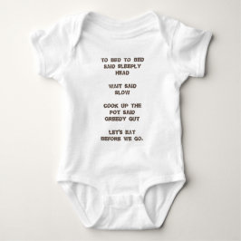 Zu Bett / Baby Jersey Bodysuit Strampler