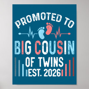Zu Beworbene Große Cousin-Zwillinge Est Poster