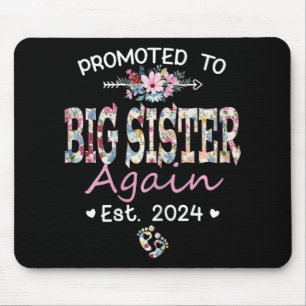Zu Big Sister wieder Est 2024 Schwangerschaftsankü Mousepad
