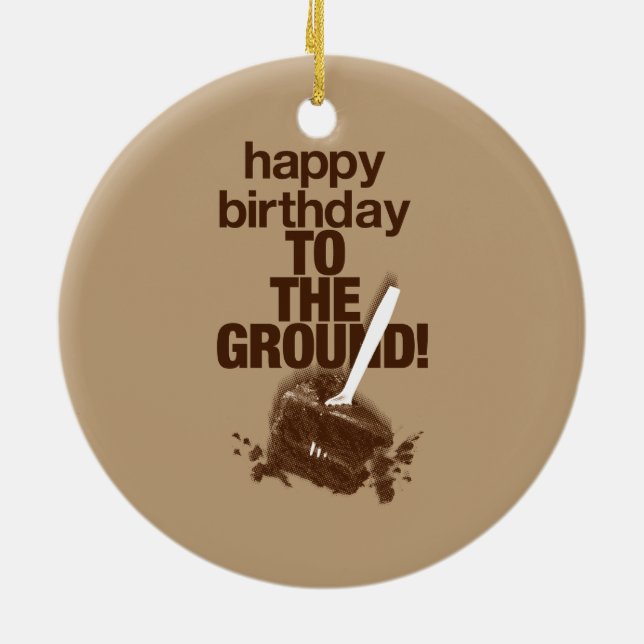 Zu Boden Keramik Ornament (Hinten)