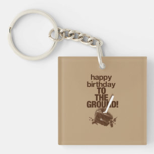 Zu Boden Schlüsselanhänger