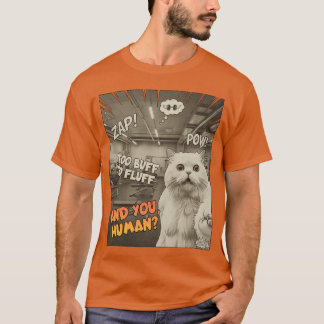 Zu buff, um zu kuscheln – Gym Cat Selfie T-Shirt