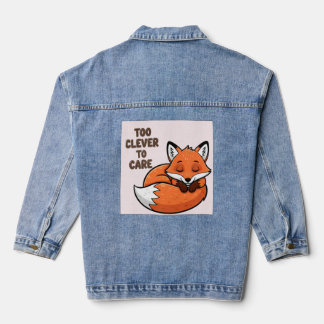 Zu clever zur Pflege - Vorführung von Schlaffuchs Jeansjacke