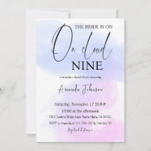 zu Cloud Nine Calligraphy Blue Pink Brautparty