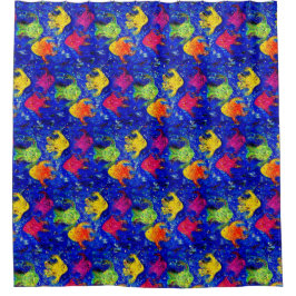 Zu Cool für den Schulduschvorhang Duschvorhang