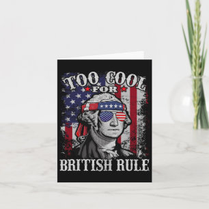 Zu Cool für die britische Herrschaft - US-amerikan Karte