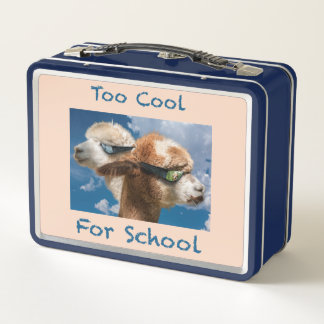 Zu Cool für die Schule Metall Brotdose
