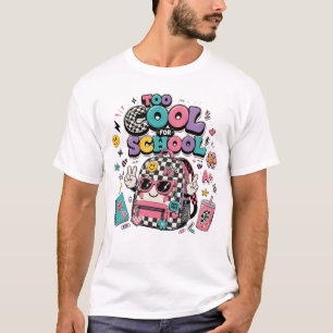 Zu cool für die Schule Rucksack T-Shirt