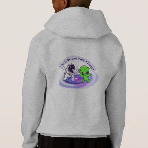 Zu cool für diesen Planeten – Lustiges Cartoon-T-S Hoodie