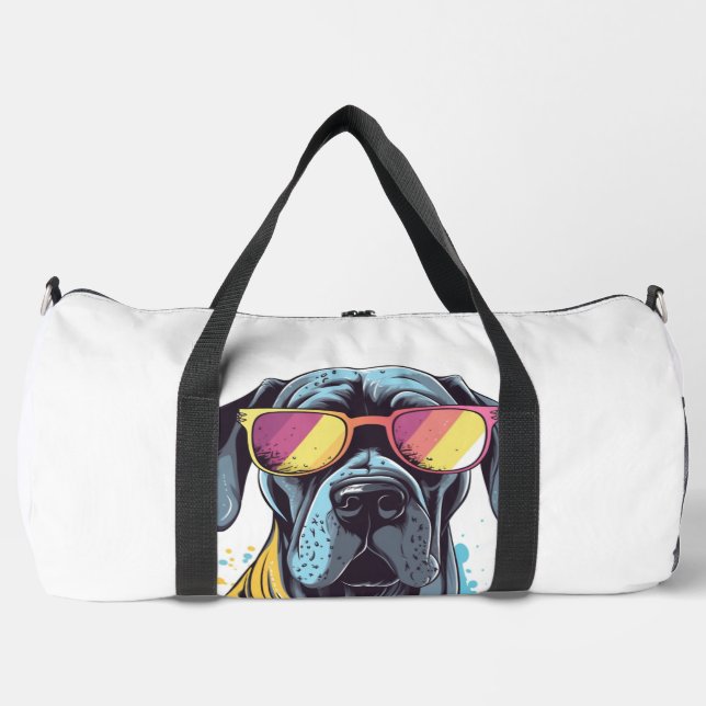 Zu cool für Hundstage  Duffle Bag (Vorderseite)