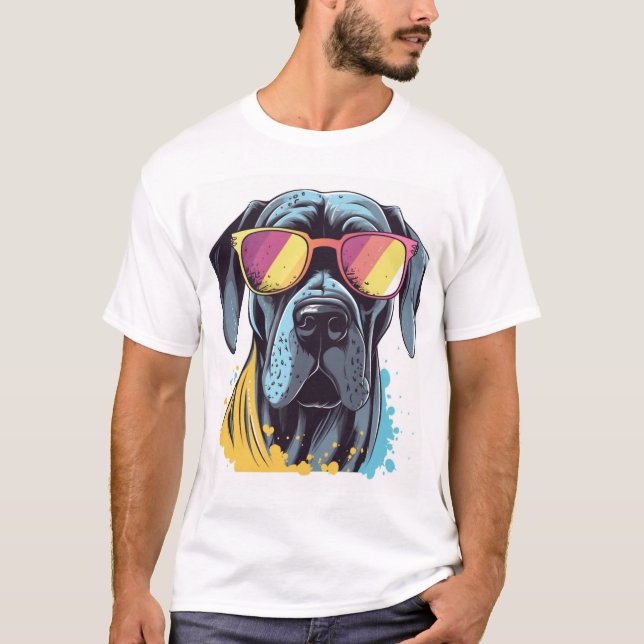 Zu cool für Hundstage  T-Shirt (Vorderseite)
