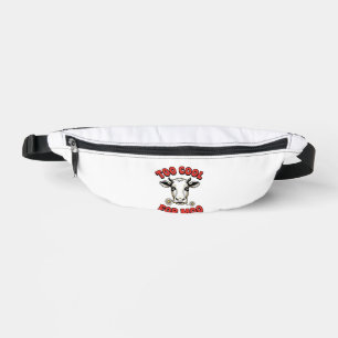 Zu cool für Moo Lustiges Kuh Vintage-Shirt-Design_ Bauchtasche
