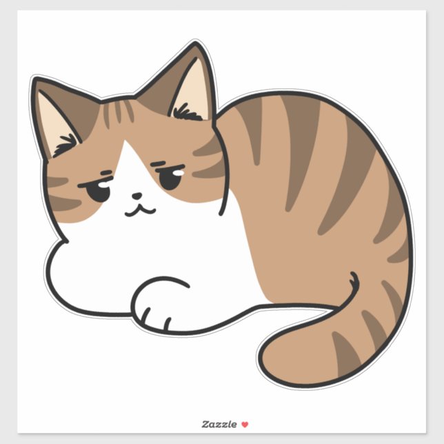 Zu Cool, um sich zu kümmern, zu leicht zu bewegen  Aufkleber (Blatt)