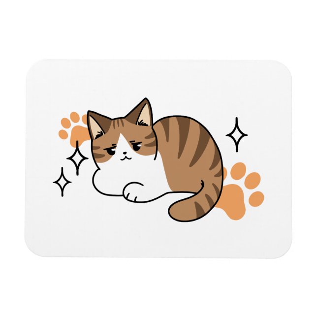 Zu Cool, um sich zu kümmern, zu leicht zu bewegen  Magnet (Horizontal)