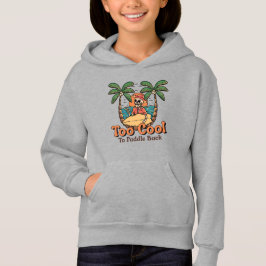 Zu Cool, um wieder zu paddeln Hoodie