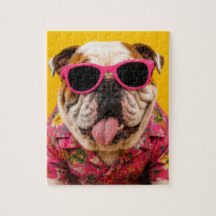 ZU COOL, UM ZU SABBERN ENGLISCHE BULLDOGGE PUZZLE