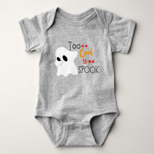 Zu Cool, um zu sprechen Halloween Baby Bodysuit Baby Strampler