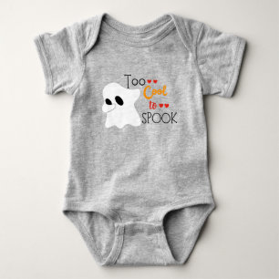Zu Cool, um zu sprechen Halloween Baby Bodysuit Strampler