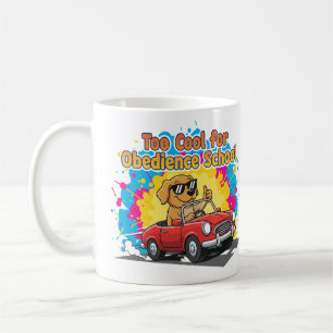 Zu Cooler Cartoon-Design für Hunde Kaffeetasse