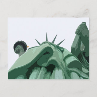 Zu den Füßen der Freiheit Postkarte