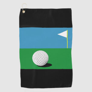 ZU DEN GRÜNTÖNEN GOLFHANDTUCH