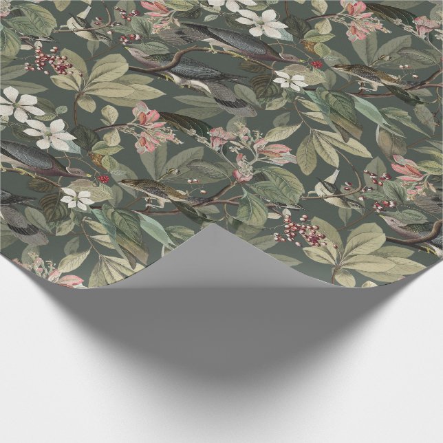 Zu den Honeysuckle Wrapping Paper Geschenkpapier (Ecke)