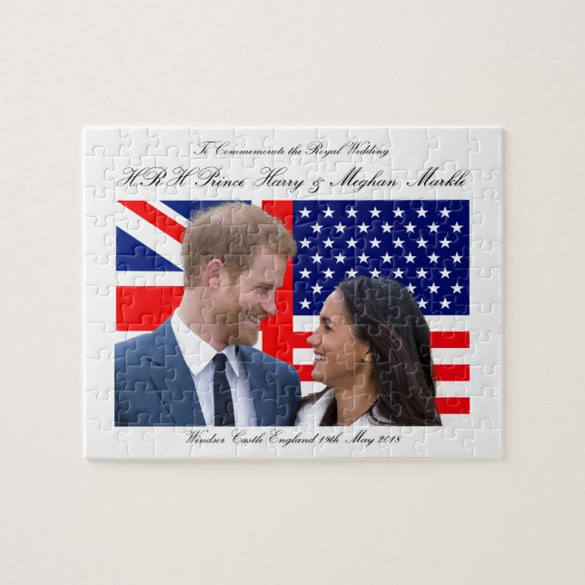 Zu den königlichen Wedding Harry und das Meghan Puzzle (Horizontal)