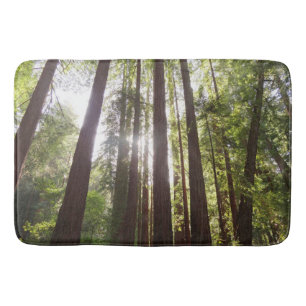 Zu den Redwoods am Morgen Badematte