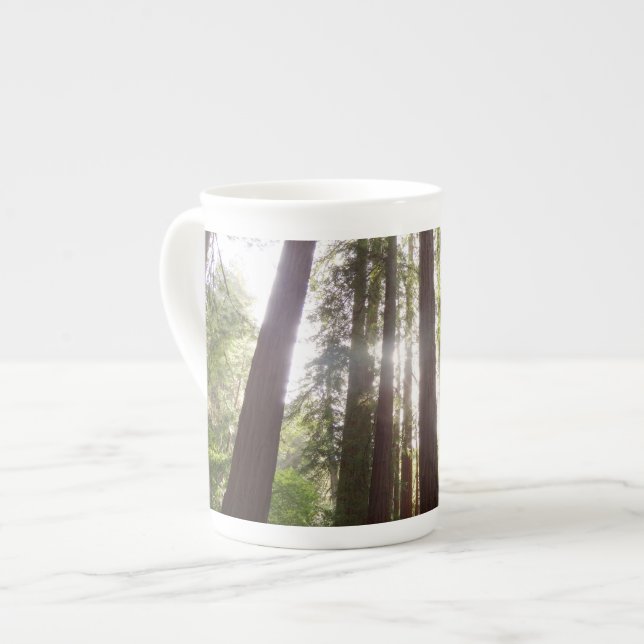 Zu den Redwoods am Morgen Prozellantasse (Vorderseite Links)