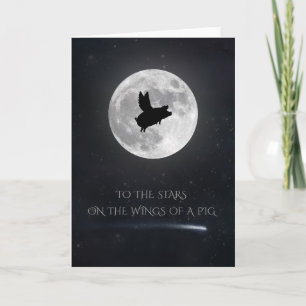 zu den Sternen auf den Flügeln eines Schweins Karte