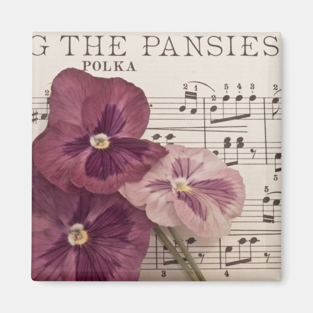 Zu den Stiefmütterchen Magnet (Vorne)