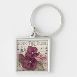 Zu den Stiefmütterchen Schlüsselanhänger