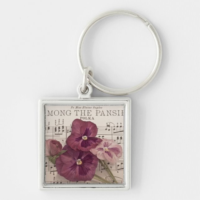 Zu den Stiefmütterchen Schlüsselanhänger (Vorne)