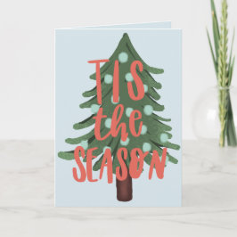 zu dieser Jahreszeit Feiertagskarte