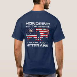 Zu Ehren aller, denen ich danke Veteranen Day T-Shirt