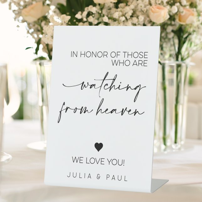 Zu Ehren derer, die aus dem Himmel schauen Sockelschild (Von Creator hochgeladen)